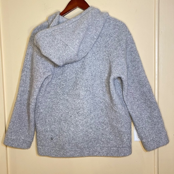 Lululemon Wool Gray Hooded Jacket - Picture 3 of 10